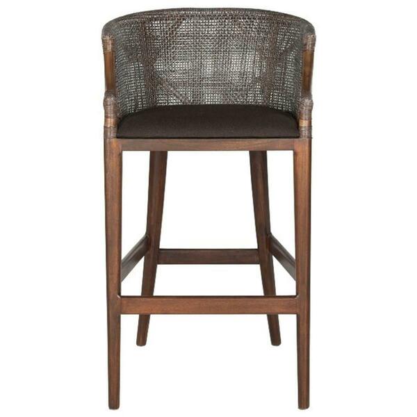 Safavieh Brando Mahogany Barstool- Brown - 39 x 20.5 x 22.3 in. SEA4014A